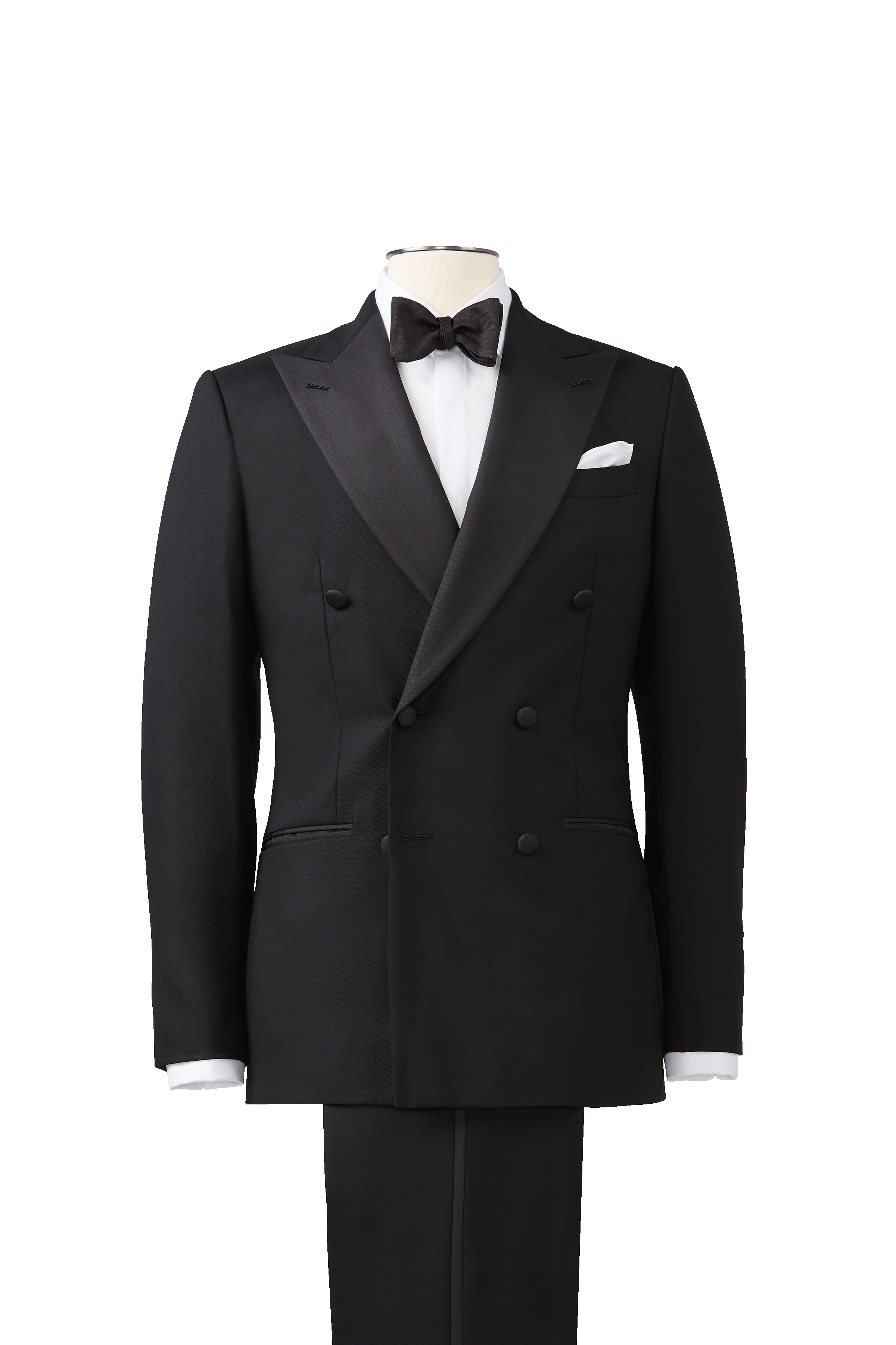 Double-Breasted Wool Tuxedo Coat - Men - Ready-to-Wear