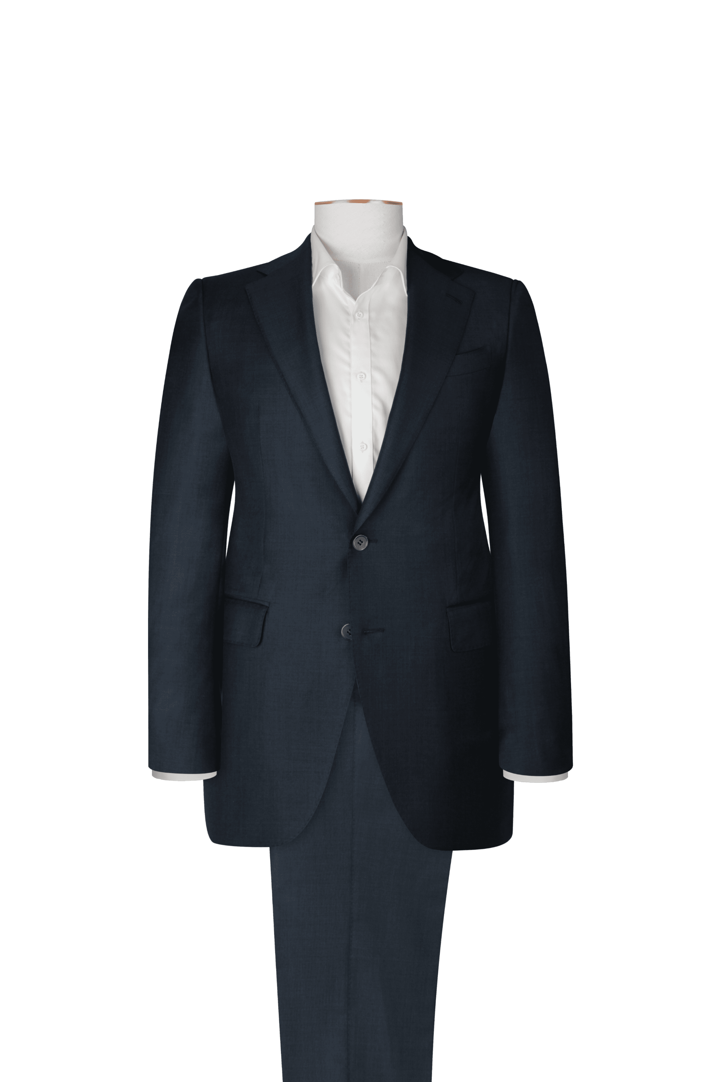 Loro Piana Petrol Natural Stretch Suit by Knot Standard